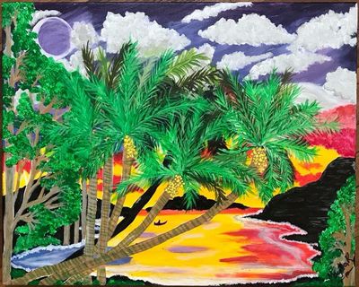 Tropical Dream by Teresa R Laurente - search and link Fine Art with ARTdefs.com