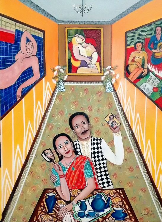 The Selfie Moment by Nayanaa Kanodia - search and link Fine Art with ARTdefs.com