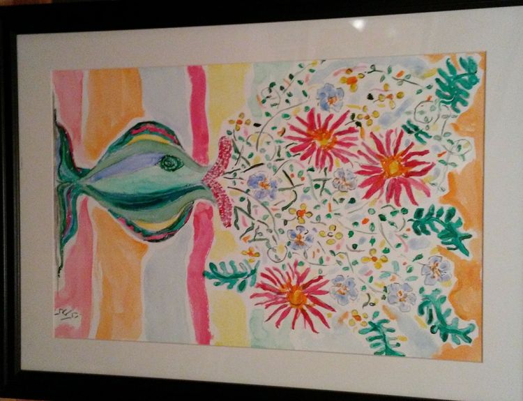 Fishlips Vase by Susan Royer - search and link Fine Art with ARTdefs.com