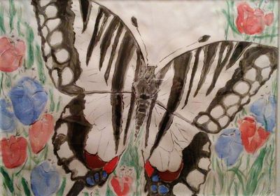 Zebra Swallowtail by Susan Royer - search and link Fine Art with ARTdefs.com