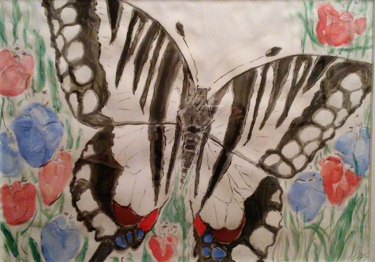 Zebra Swallowtail by Susan Royer - search and link Fine Art with ARTdefs.com