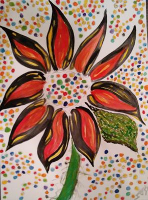 Funflower Sunflower by Susan Royer - search and link Fine Art with ARTdefs.com