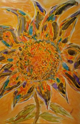 Colorburst Bloom by Susan Royer - search and link Fine Art with ARTdefs.com