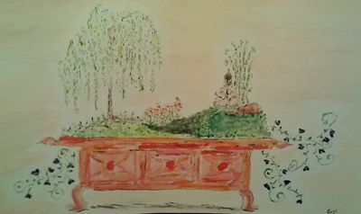 Fantasy Bonsai 2 by Susan Royer - search and link Fine Art with ARTdefs.com