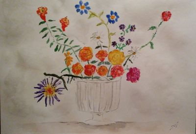 Simple Pleated Vase by Susan Royer - search and link Fine Art with ARTdefs.com
