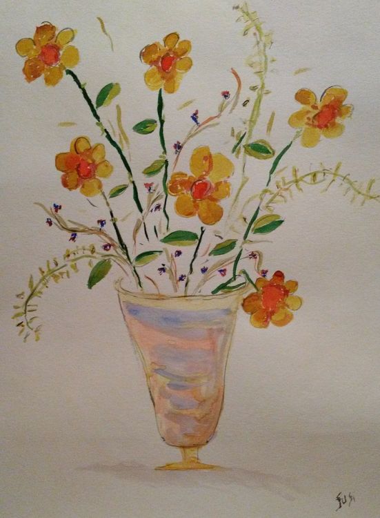 Pastel and Plainer Vase by Susan Royer - search and link Fine Art with ARTdefs.com