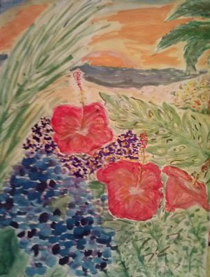 Paradiso Peek by Susan Royer - search and link Fine Art with ARTdefs.com