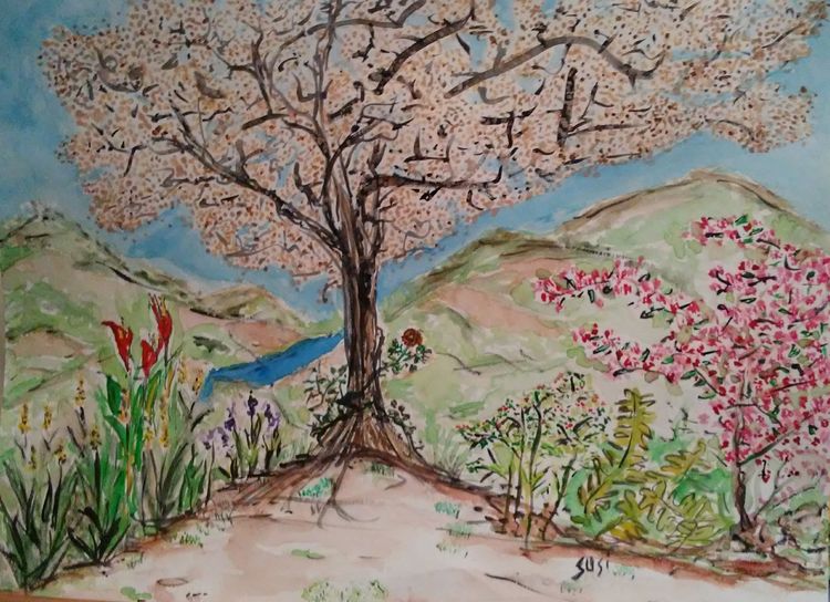 Tranquilitree by Susan Royer - search and link Fine Art with ARTdefs.com