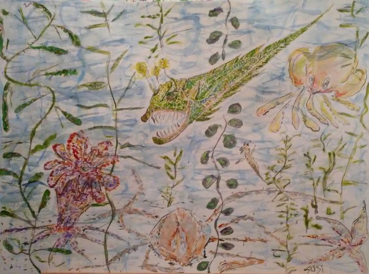 Deepsea Feeder by Susan Royer - search and link Fine Art with ARTdefs.com