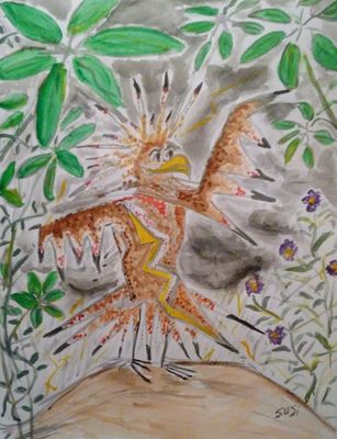 Thunderbird by Susan Royer - search and link Fine Art with ARTdefs.com