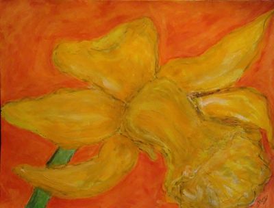 Big Ole Daffodil by Susan Royer - search and link Fine Art with ARTdefs.com