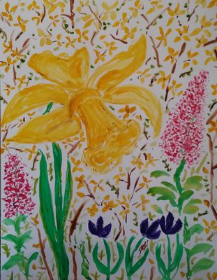 A Spring Fling Thing by Susan Royer - search and link Fine Art with ARTdefs.com