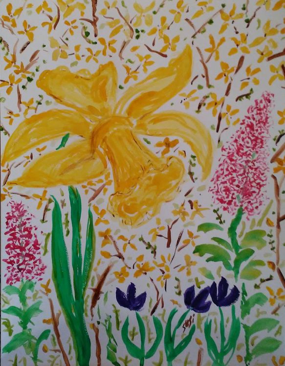 A Spring Fling Thing by Susan Royer - search and link Fine Art with ARTdefs.com