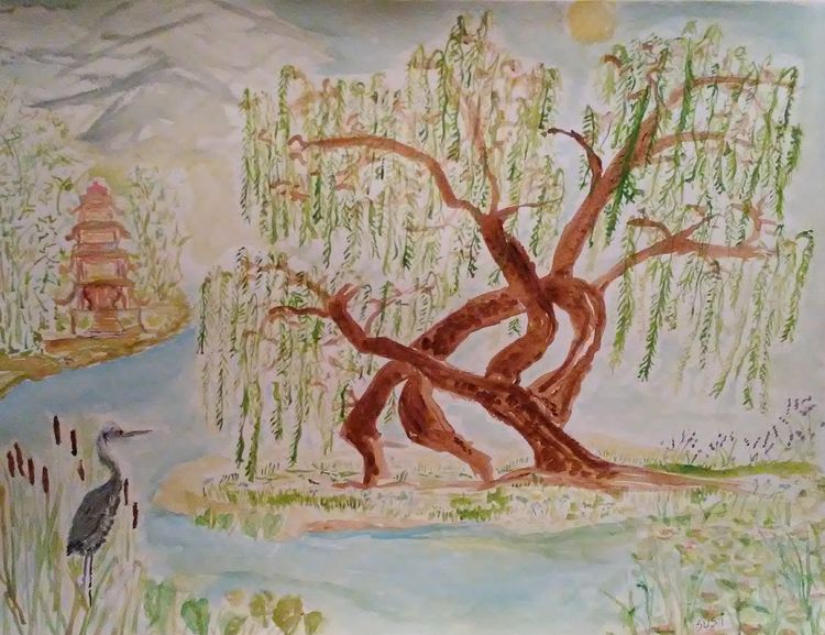Wild Willow by Susan Royer - search and link Fine Art with ARTdefs.com