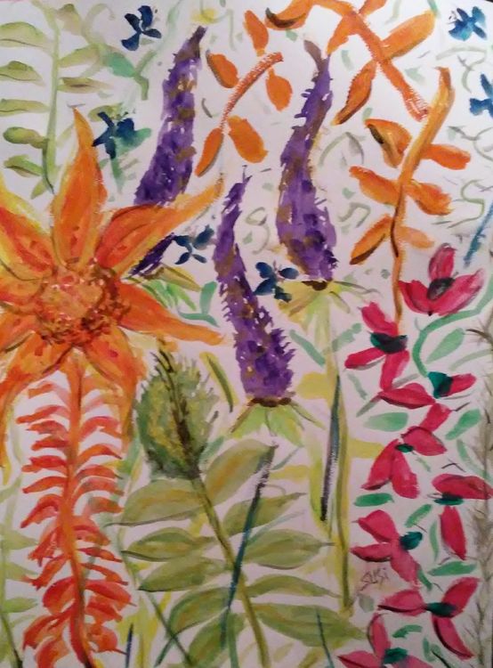 Bloomboompop by Susan Royer - search and link Fine Art with ARTdefs.com