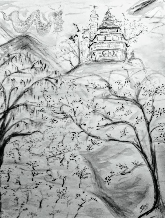 Dragon Dreamscape by Susan Royer - search and link Fine Art with ARTdefs.com