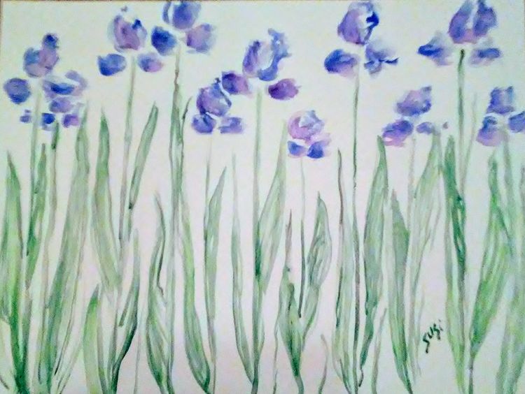 Bluems by Susan Royer - search and link Fine Art with ARTdefs.com