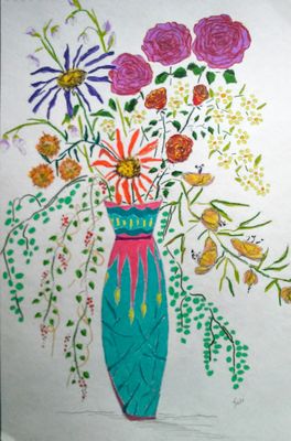 Madmed Vase by Susan Royer - search and link Fine Art with ARTdefs.com