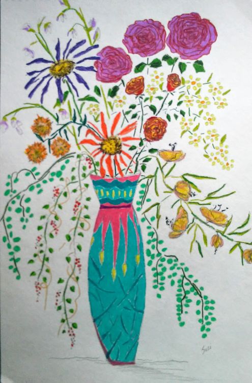 Madmed Vase by Susan Royer - search and link Fine Art with ARTdefs.com