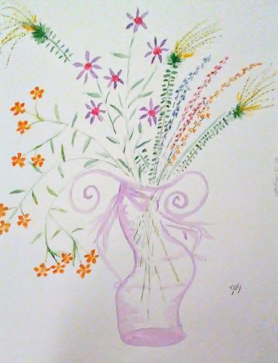 Bass Vase by Susan Royer - search and link Fine Art with ARTdefs.com