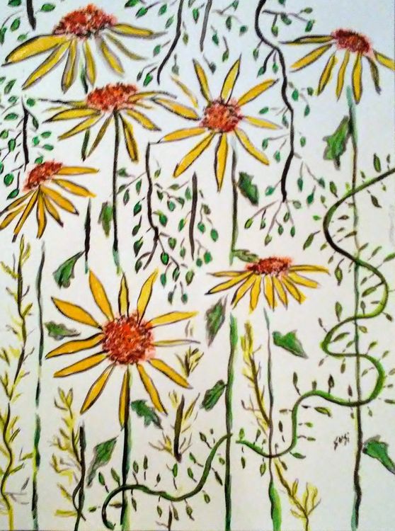 Daisy Chokehold by Susan Royer - search and link Fine Art with ARTdefs.com