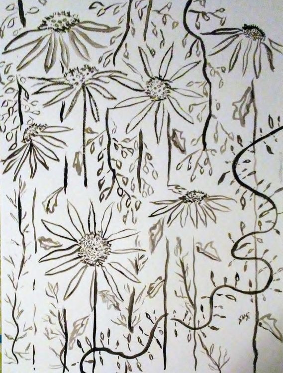 Daisy Chokehold by Susan Royer - search and link Fine Art with ARTdefs.com