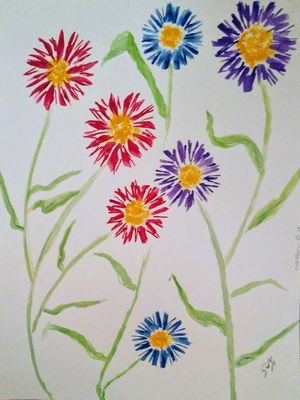 Lion Flowers by Susan Royer - search and link Fine Art with ARTdefs.com