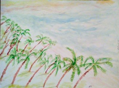 Dominican Palm Grove by Susan Royer - search and link Fine Art with ARTdefs.com